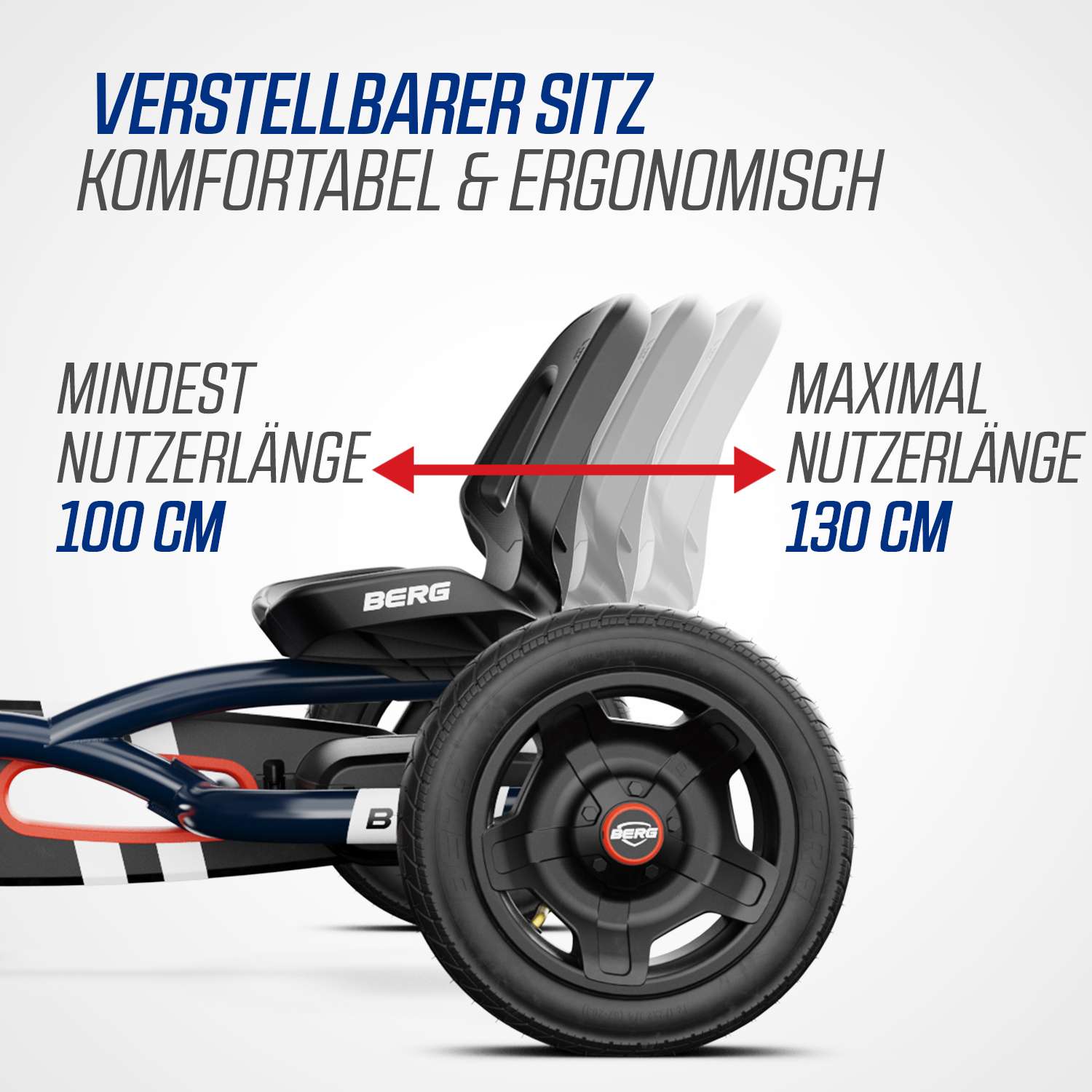 BERG Gokart Buddy Classic Blue (40 Jahre BERG) BERG Gokart Buddy Classic Blue (40 Jahre BERG)